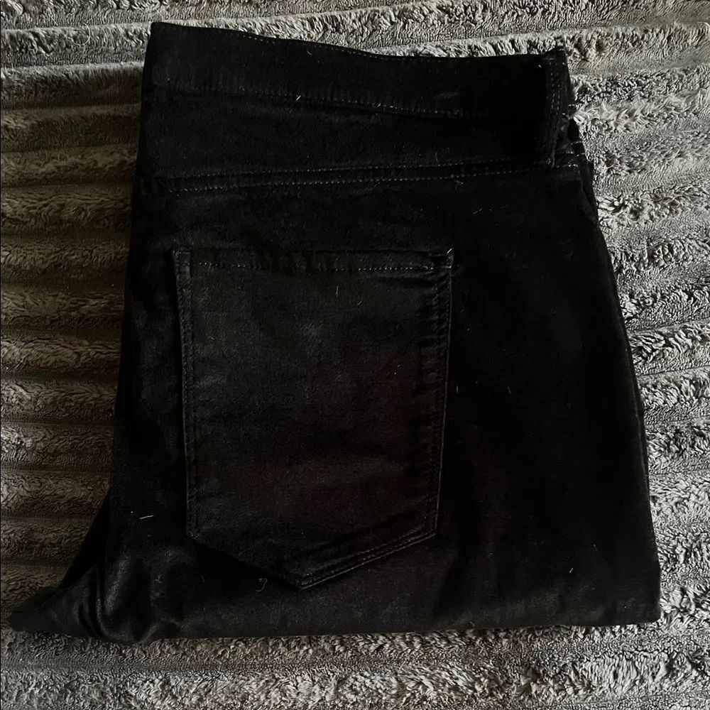Banana Republic Black Velvet Jeans